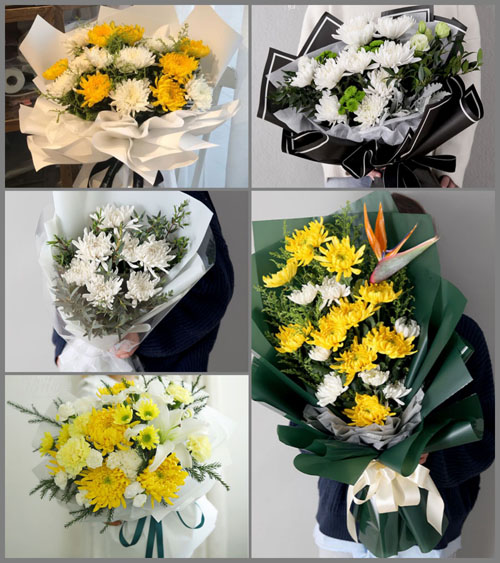 广东江门市恩平市恩城街道南联村白事花束代送